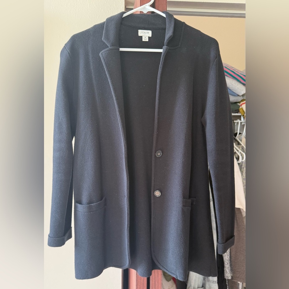 J Crew women’s knit blazer - size M